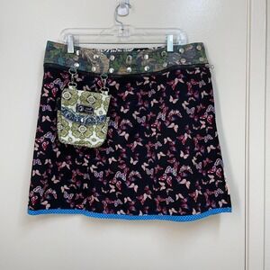 Vintage Zand Amsterdam Reversible Skirt Y2K Adjustable Size OS Clip-on Bag Purse
